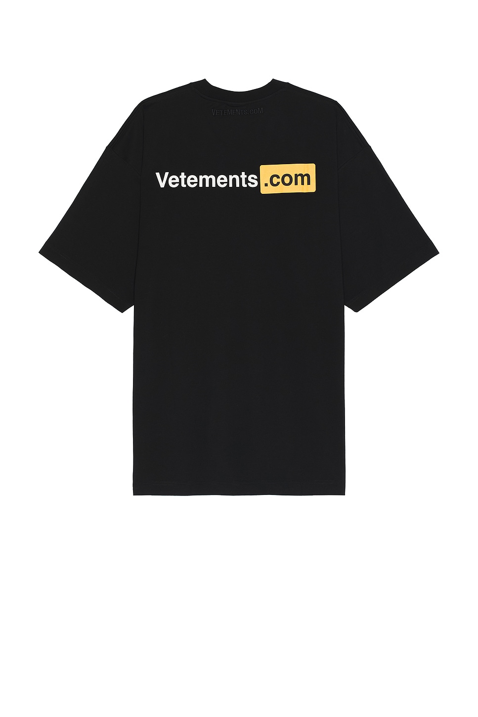 Image 1 of VETEMENTS XXX Logo T-Shirt in Black