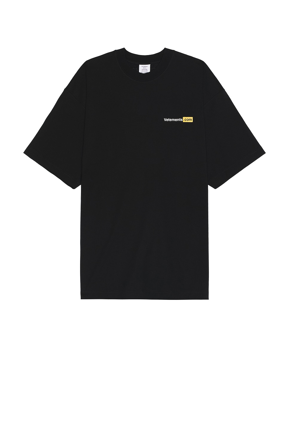 Shop Vetements Xxx Logo T-shirt In Black