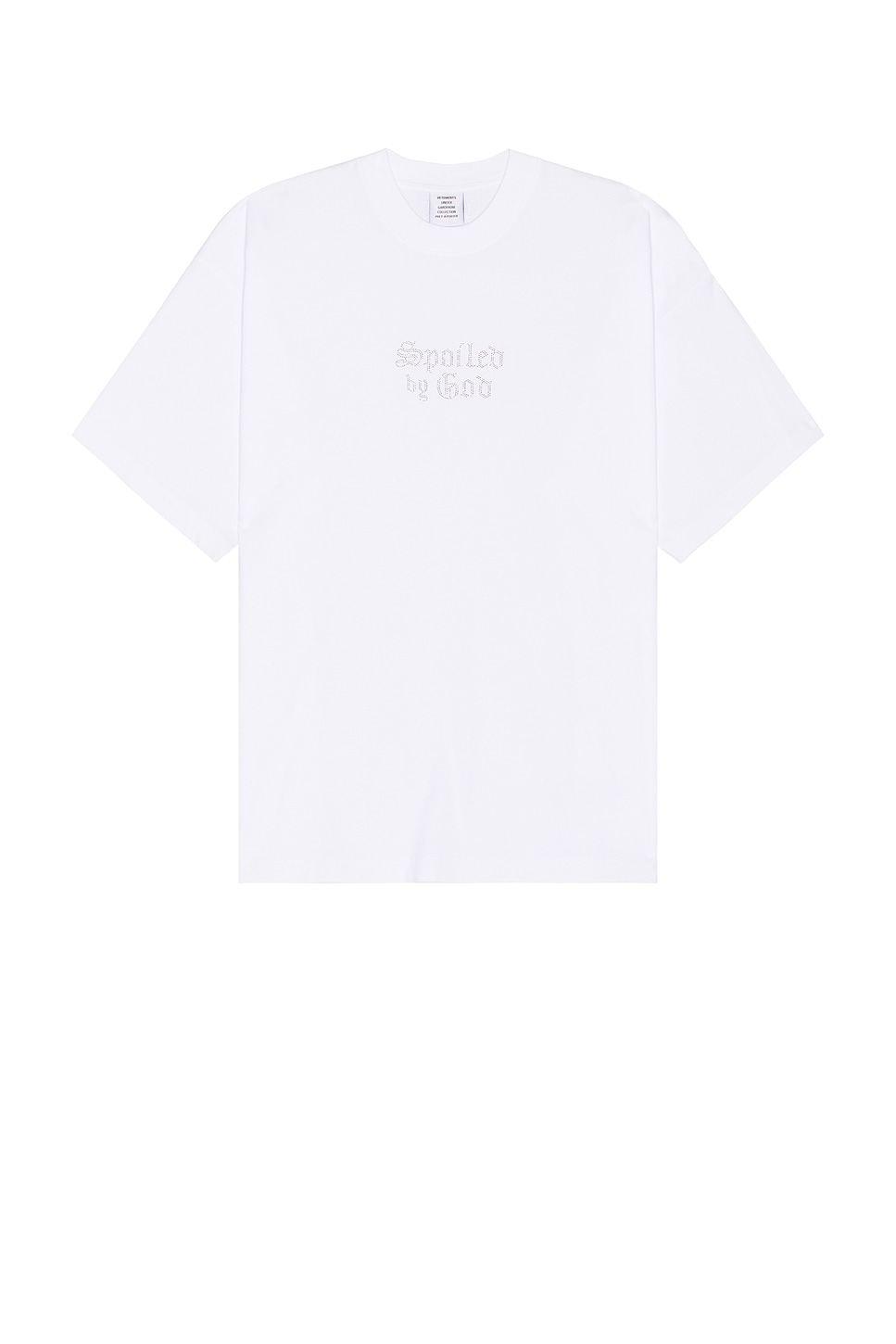 Shop Vetements Spoiled By God T-shirt In White