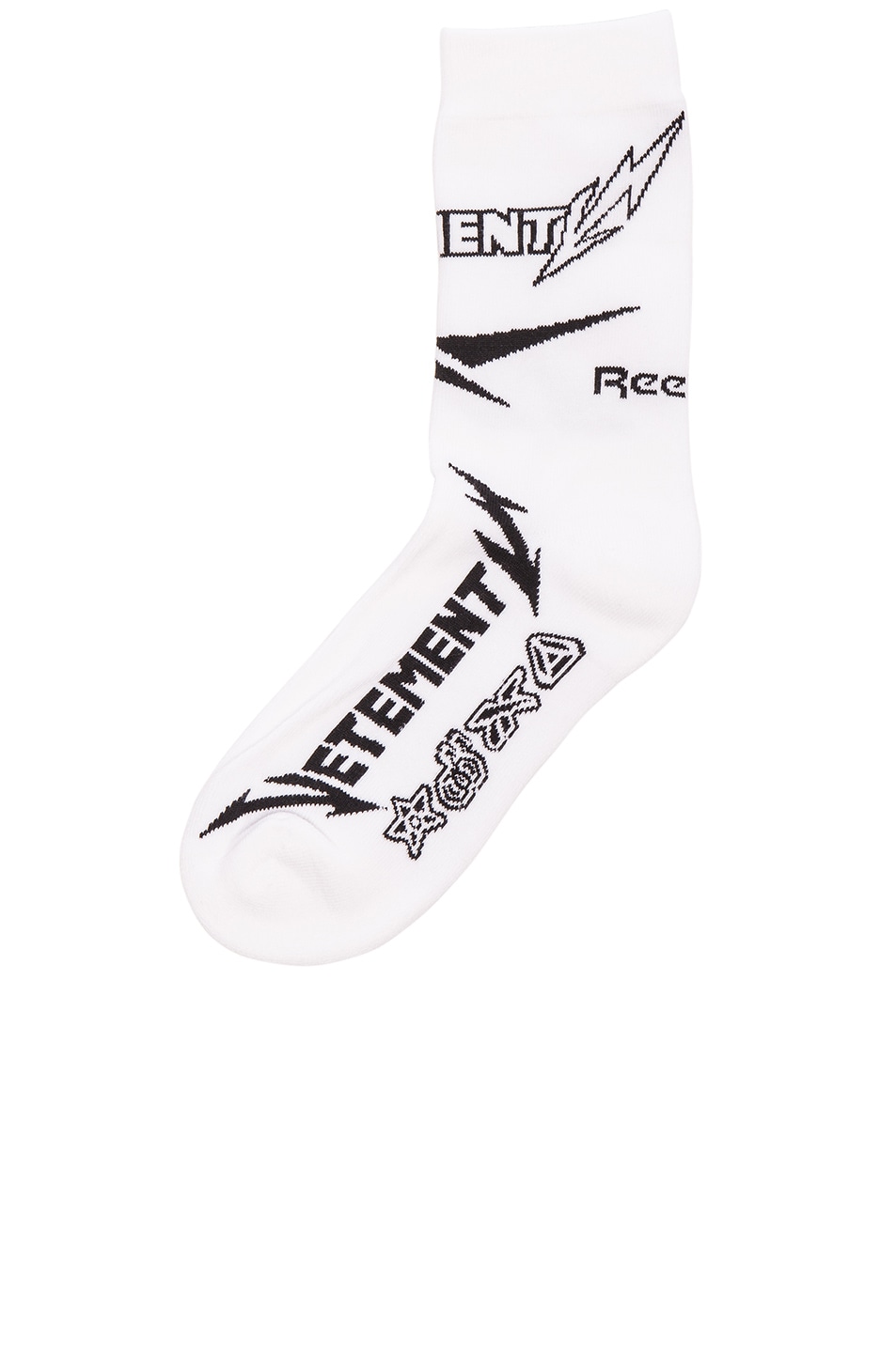 Image 1 of VETEMENTS x Reebok Short Metal Socks in White