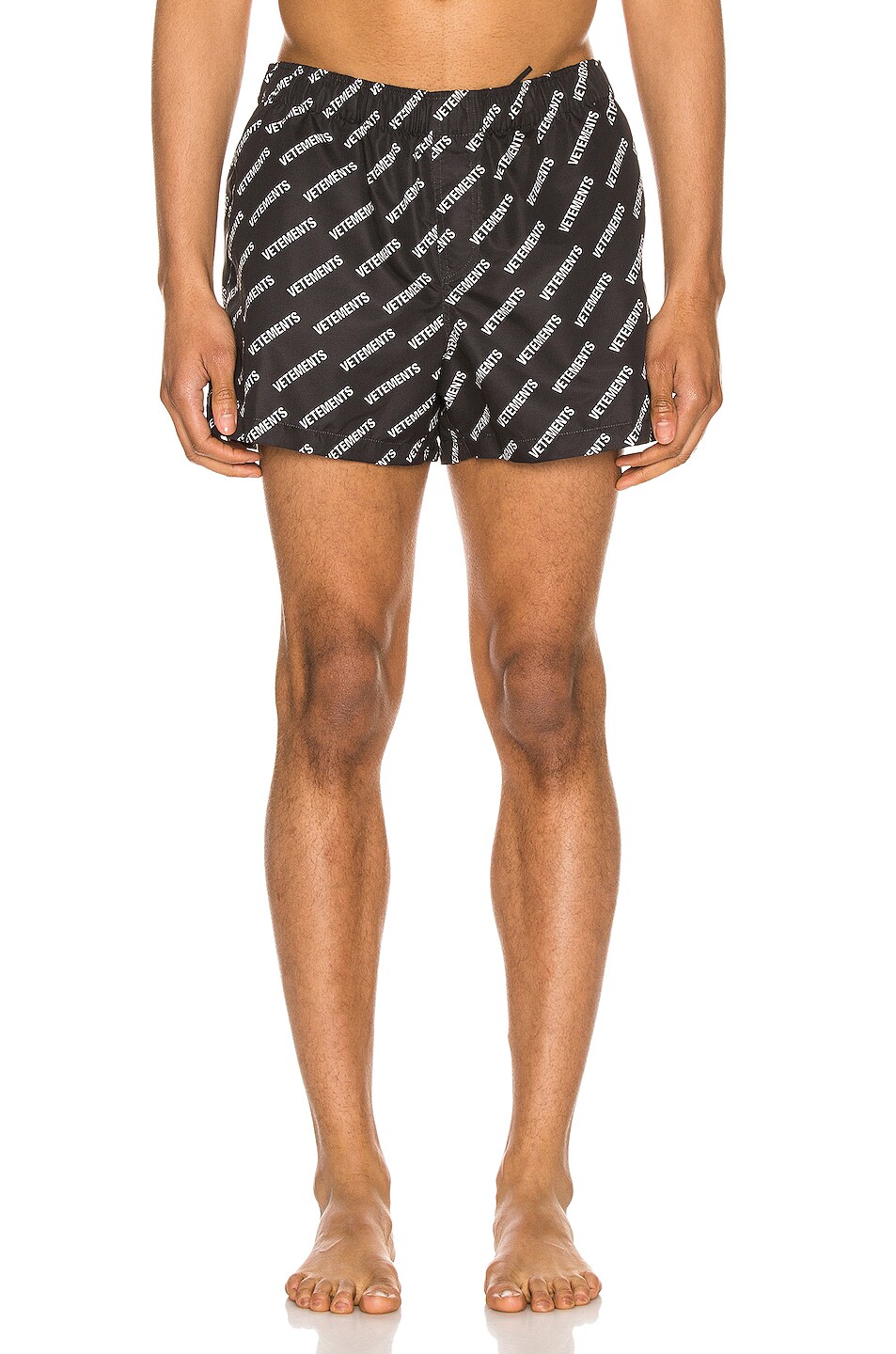 Image 1 of VETEMENTS Swim Shorts in Logo All Over