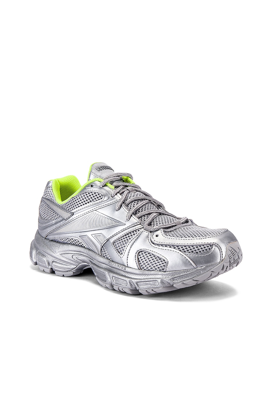 Image 1 of VETEMENTS Spike Runner 200 Sneaker in Silver