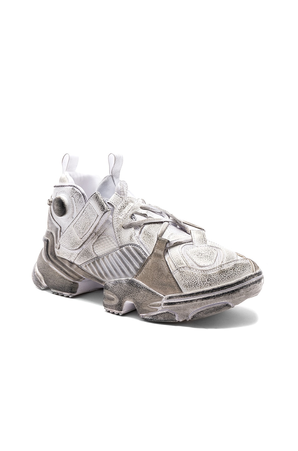 Image 1 of VETEMENTS Genetically Modified Pump Sneakers in White