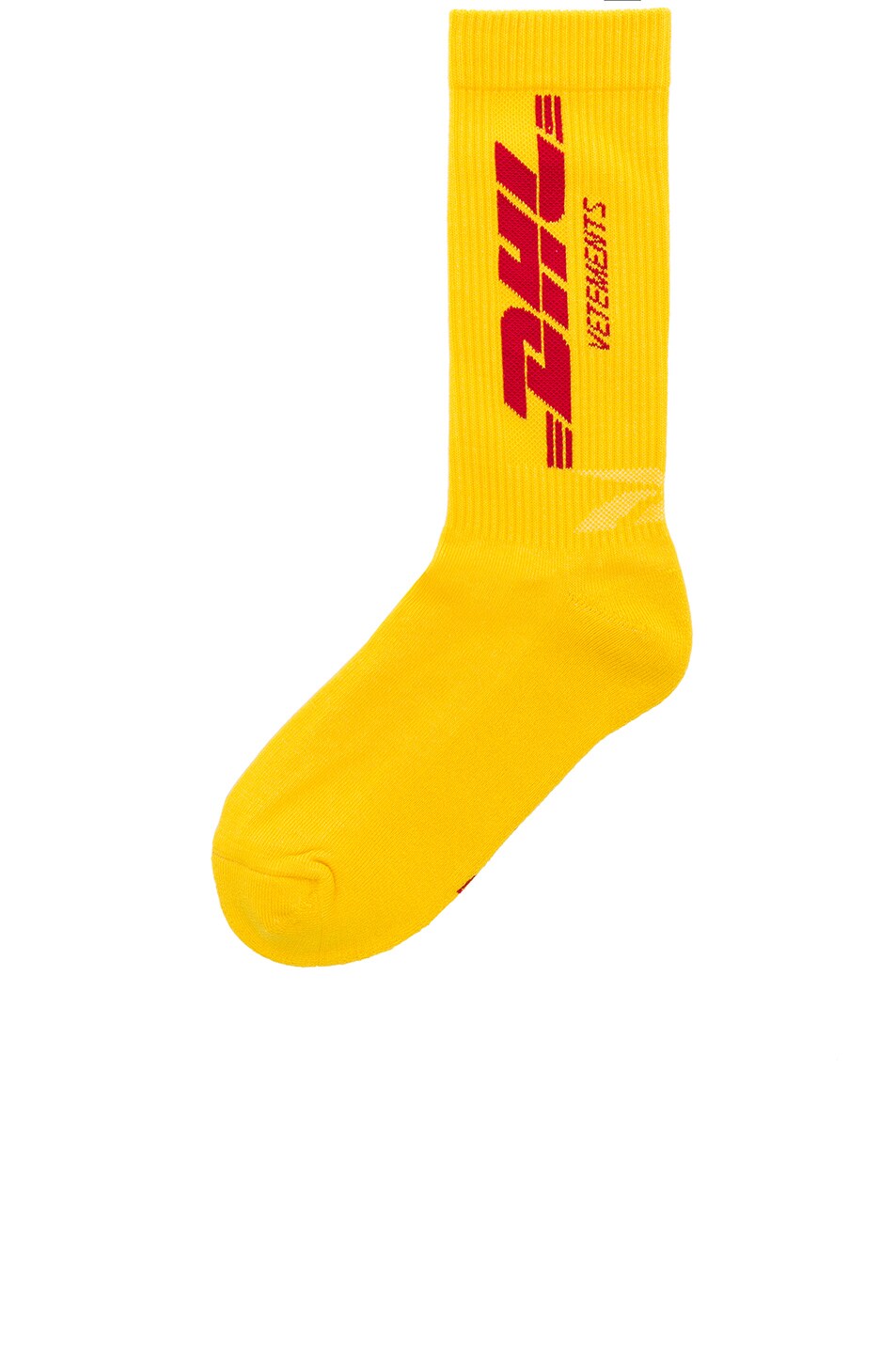 Image 1 of VETEMENTS x DHL Socks in Yellow