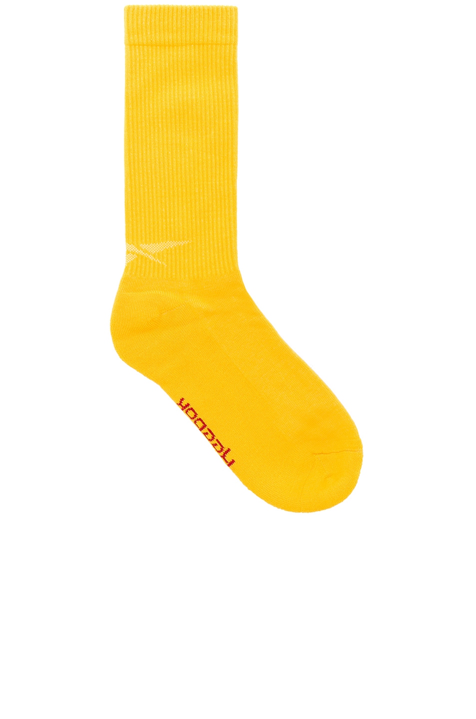 VETEMENTS x DHL Socks in Yellow | FWRD