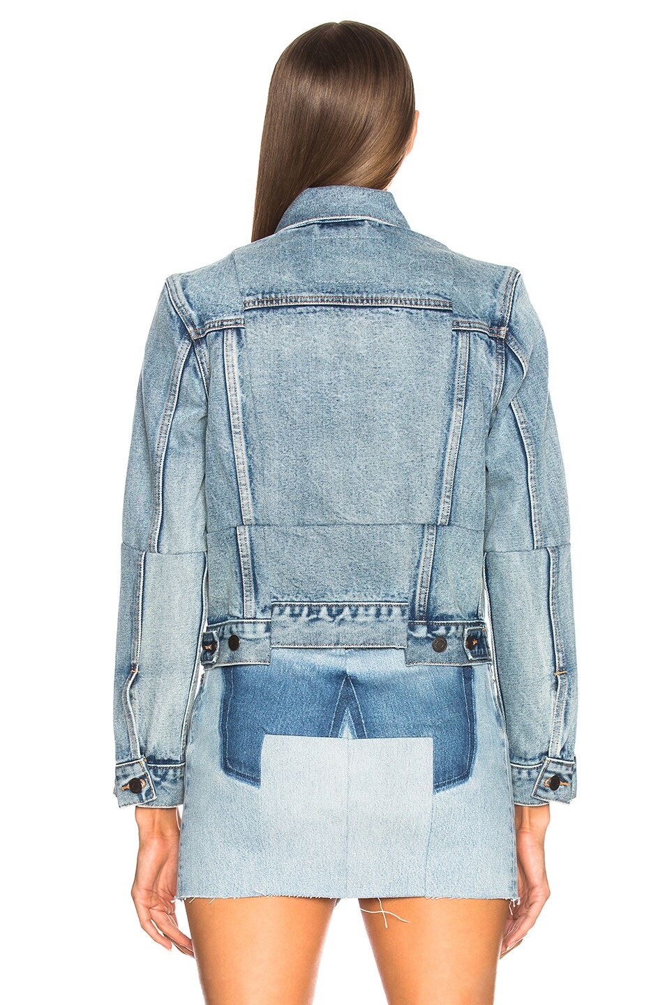 VETEMENTS Reworked Denim Jacket in Blue | FWRD