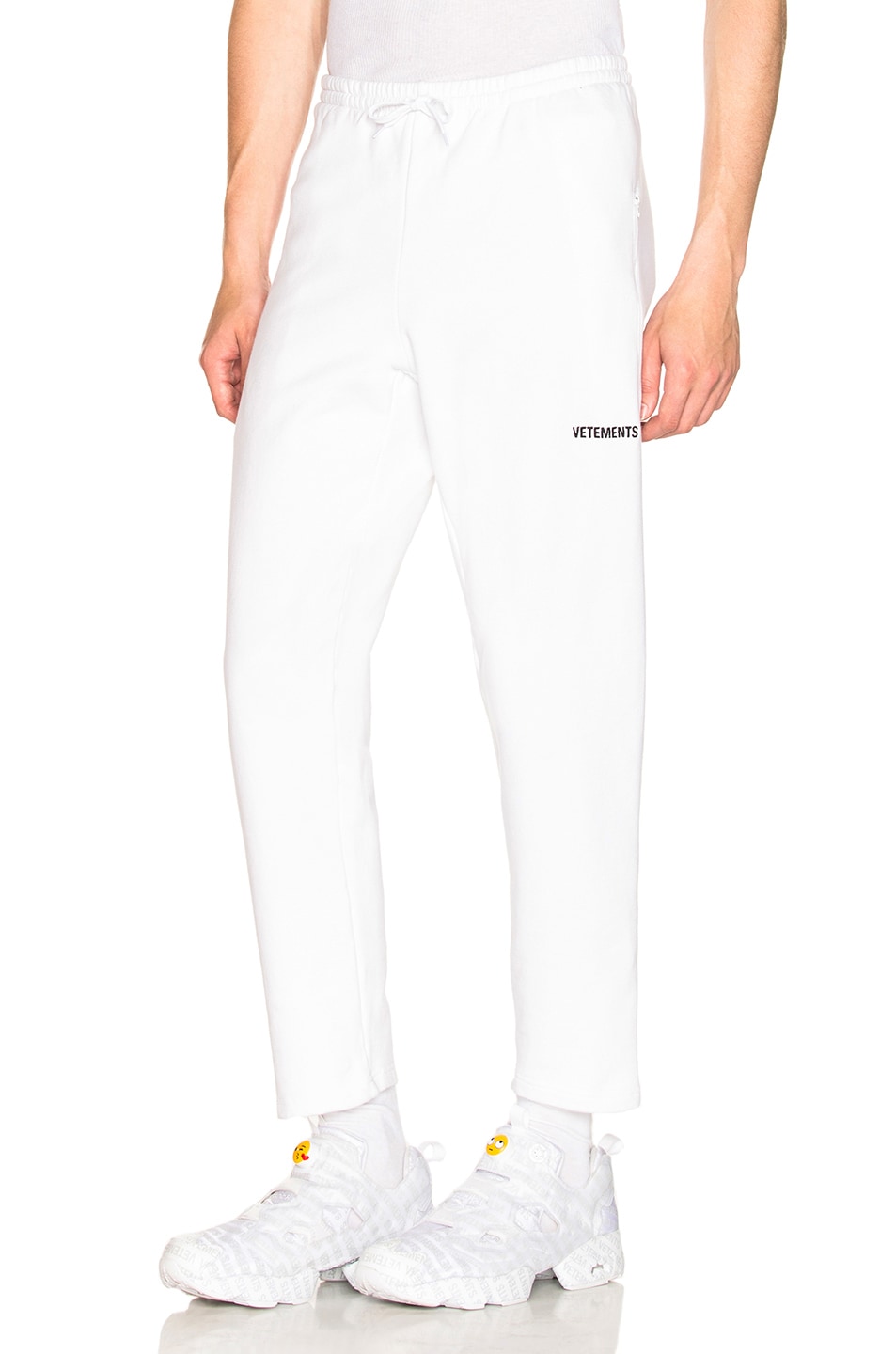 Image 1 of VETEMENTS Small Logo Sweatpants in White