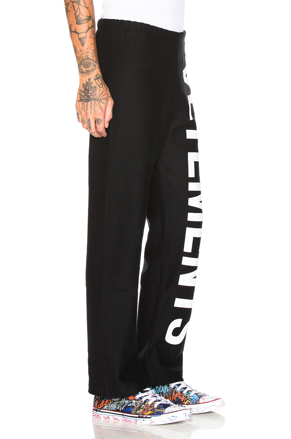 vetements logo sweatpants