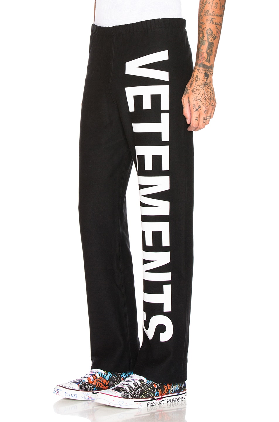 vetements logo sweatpants