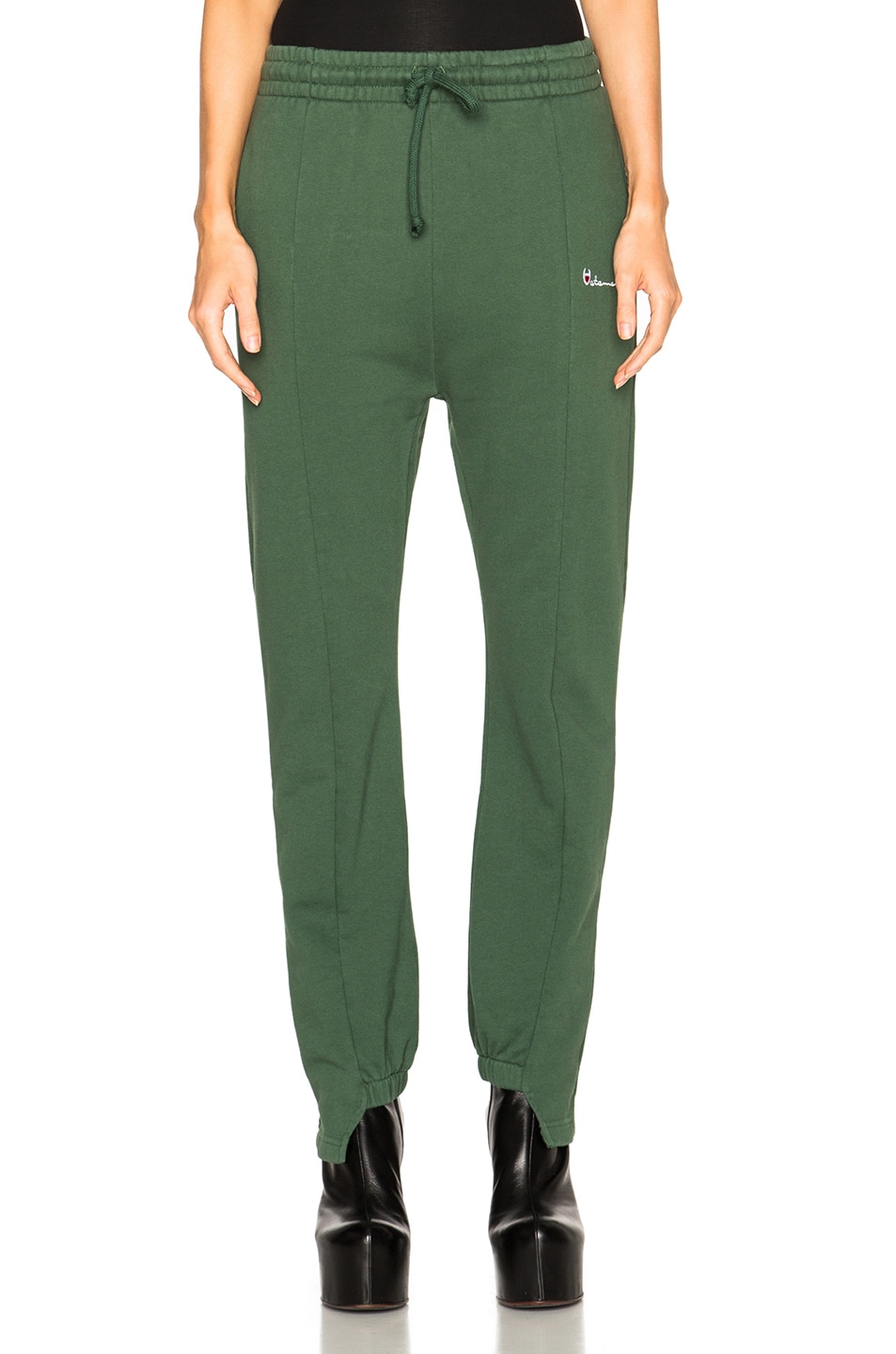 Image 1 of VETEMENTS Sweatpants in Green