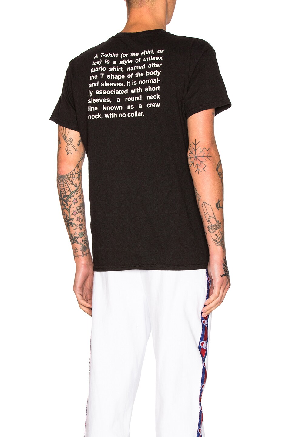 Image 1 of VETEMENTS x Hanes Entry Level Tee in Black