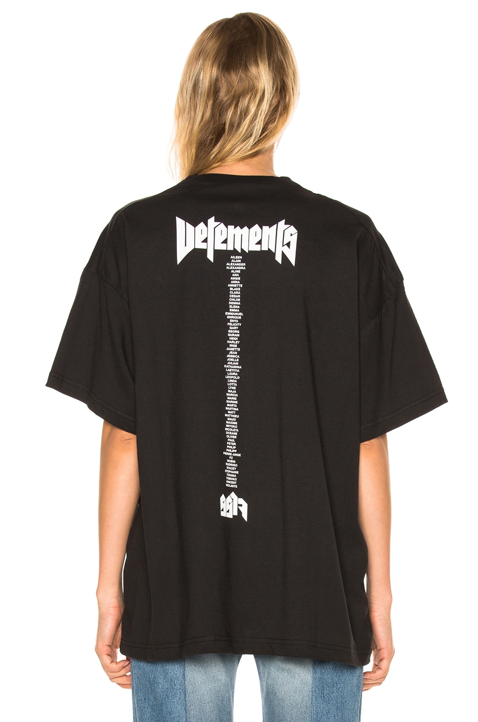 vetements t shirt staff