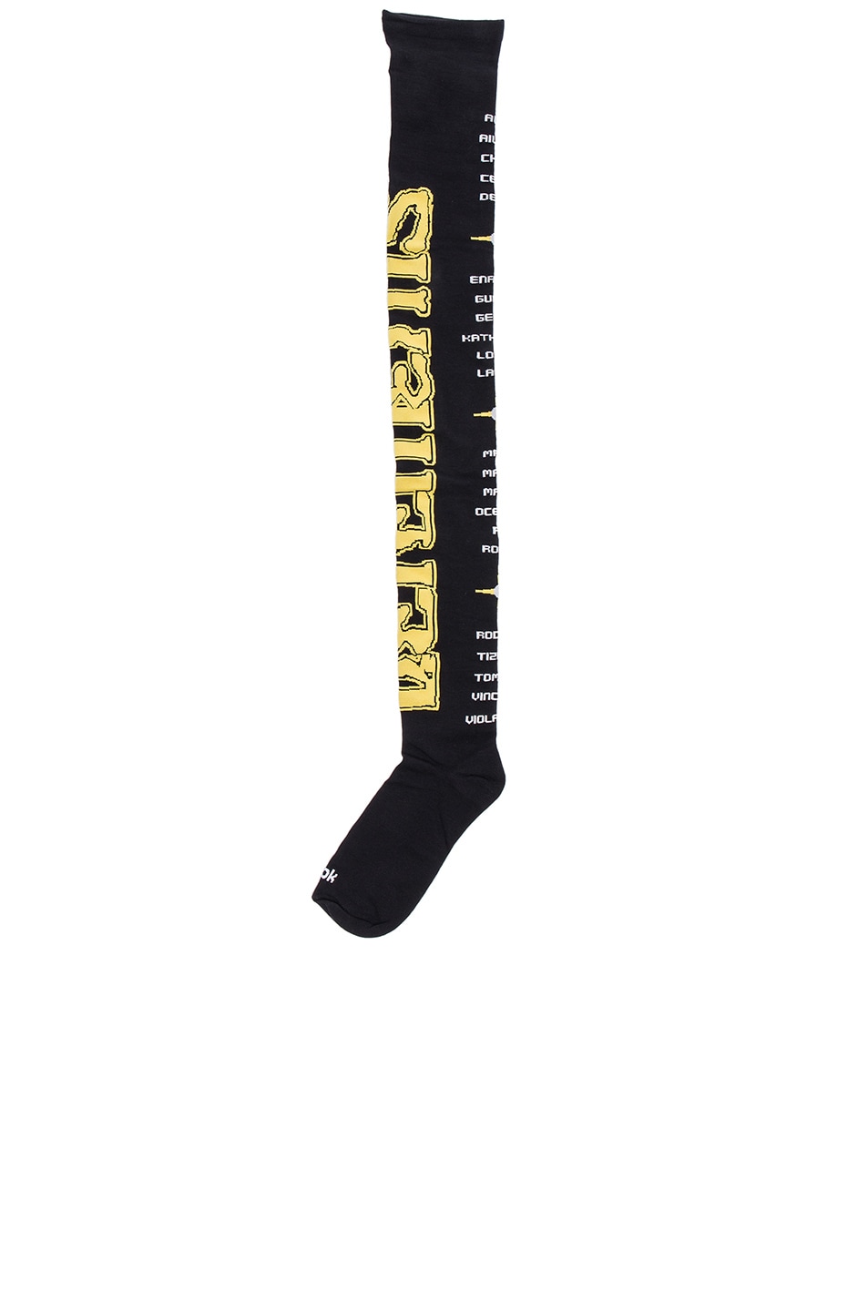 Image 1 of VETEMENTS x Reebok Long Hockey Socks in Black
