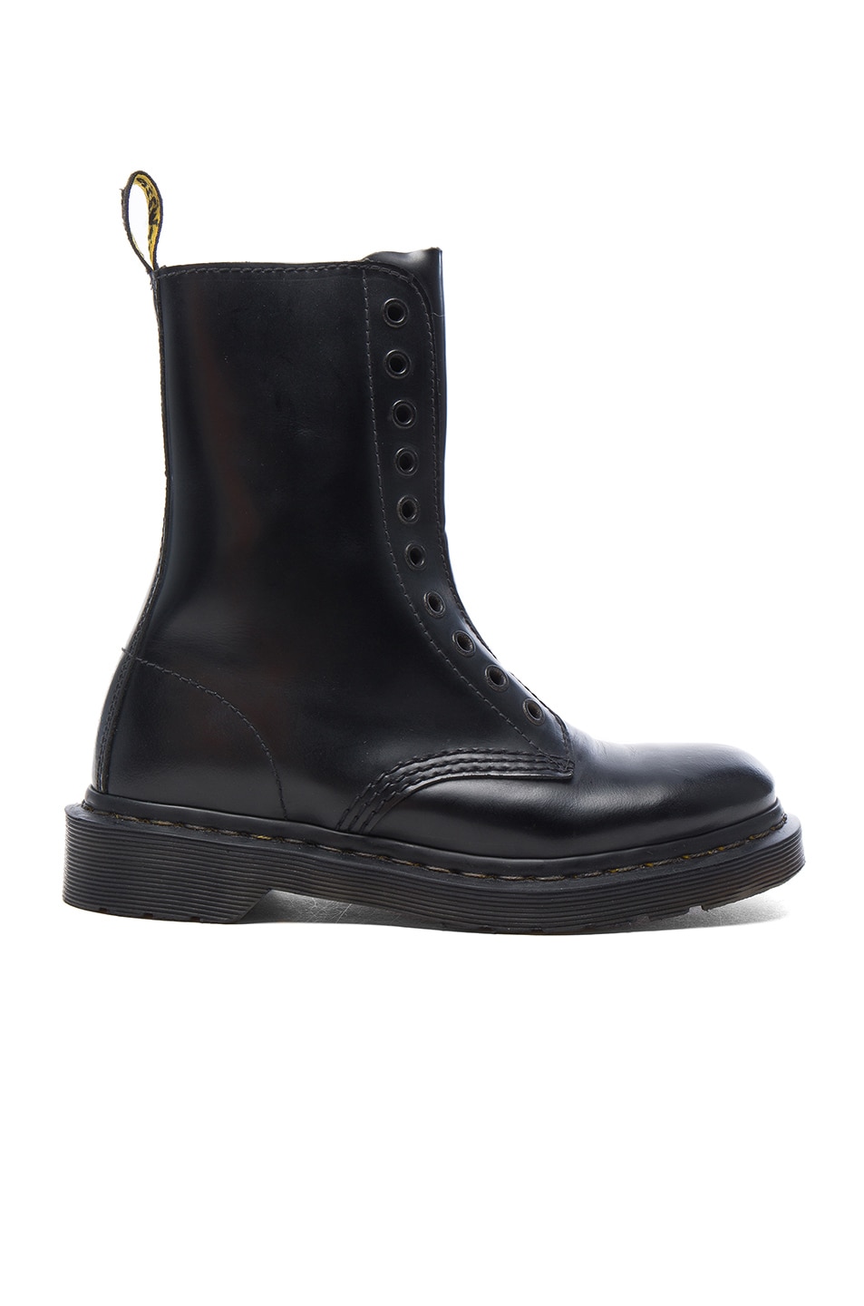 Image 1 of VETEMENTS x Dr. Martens Leather Borderline Boots in Black
