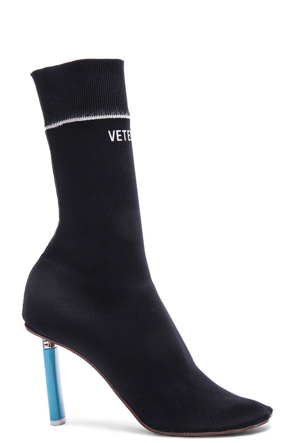 Image 1 of VETEMENTS Knit Sock Boot in Black