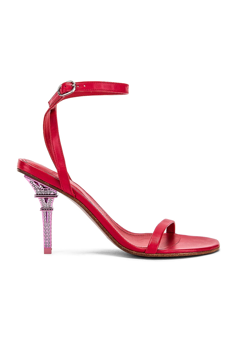 Image 1 of VETEMENTS Eiffel Tower Sandal in Red