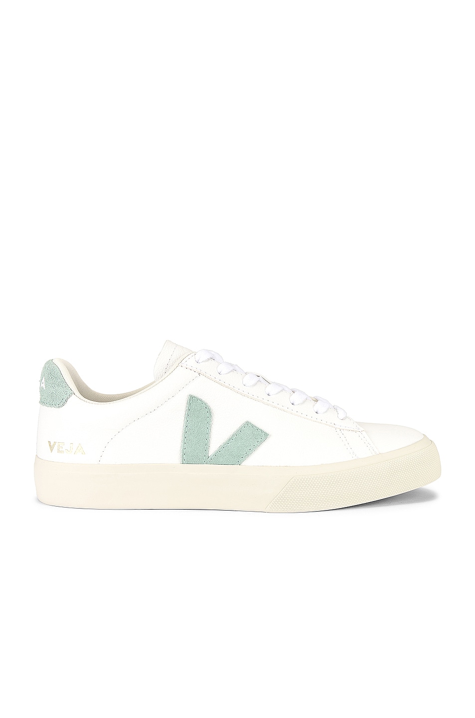 Image 1 of Veja Campo Sneaker in Extra White & Matcha