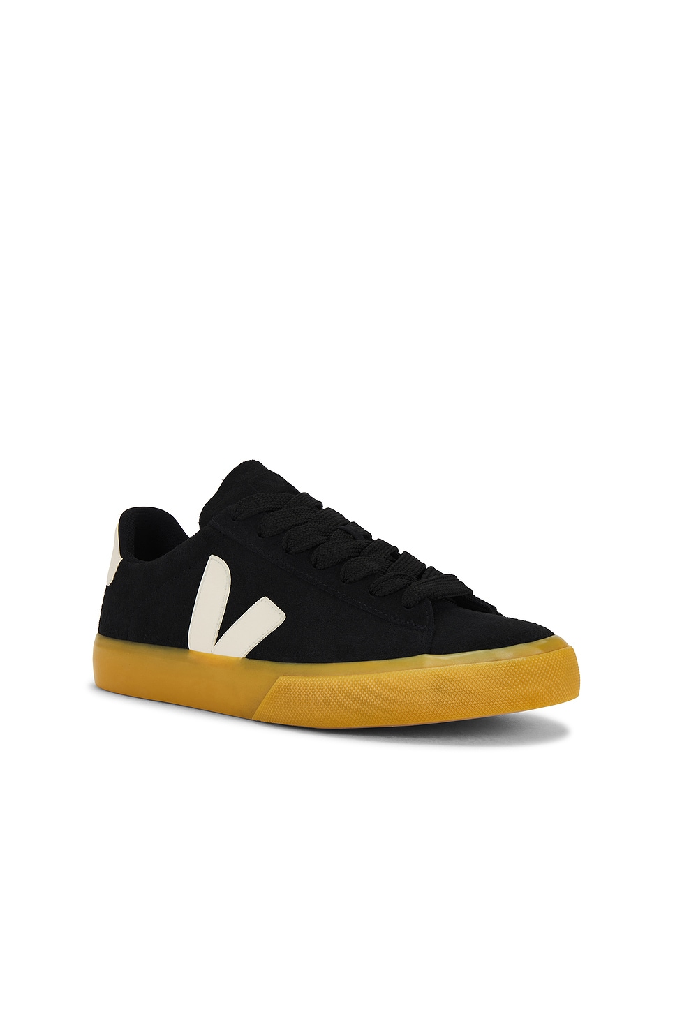 Shop Veja Campo Bold In Black & Pierre