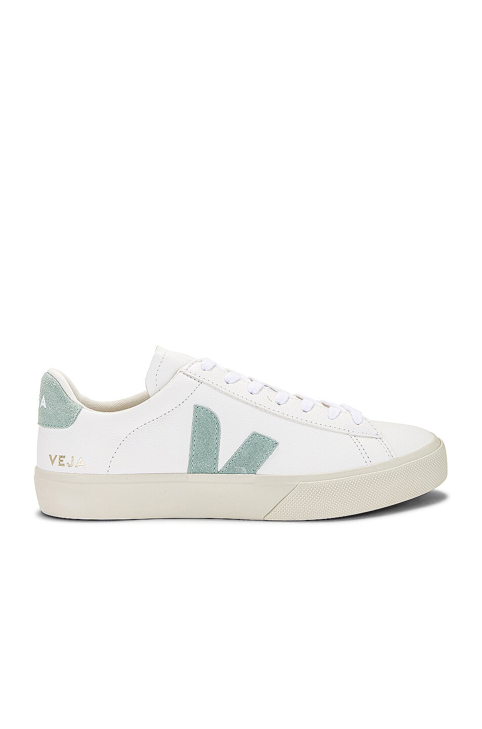 Image 1 of Veja Campo Sneaker in Extra White & Matcha