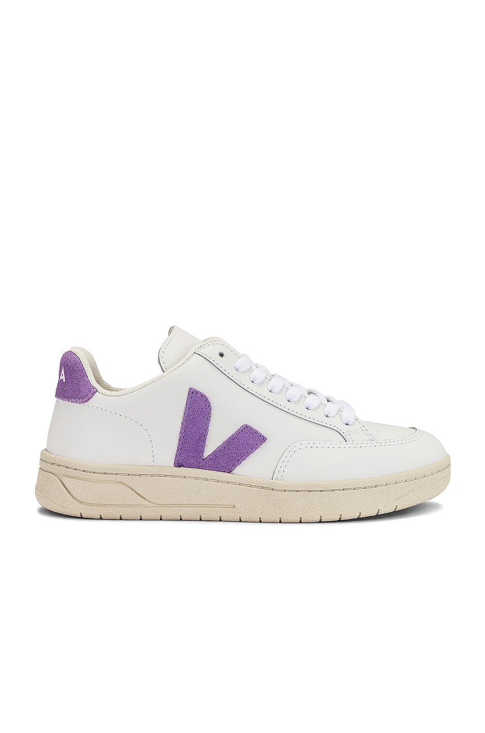 Image 1 of Veja V-12 Sneaker in Extra White & Lavender