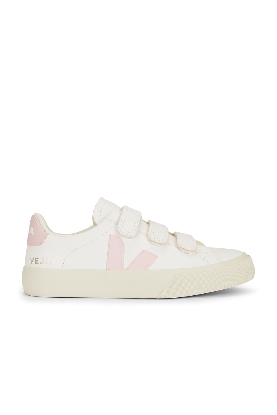 Veja Recife Sneaker In Extra-white & Petale