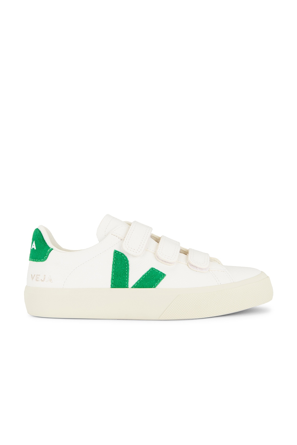 Image 1 of Veja Recife Sneaker in Extra-white & Emeraude