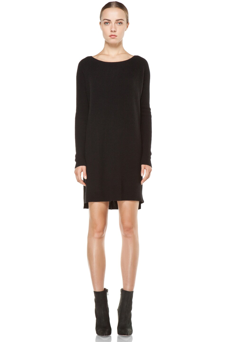 Image 1 of Vince Sweater Dress in Black
