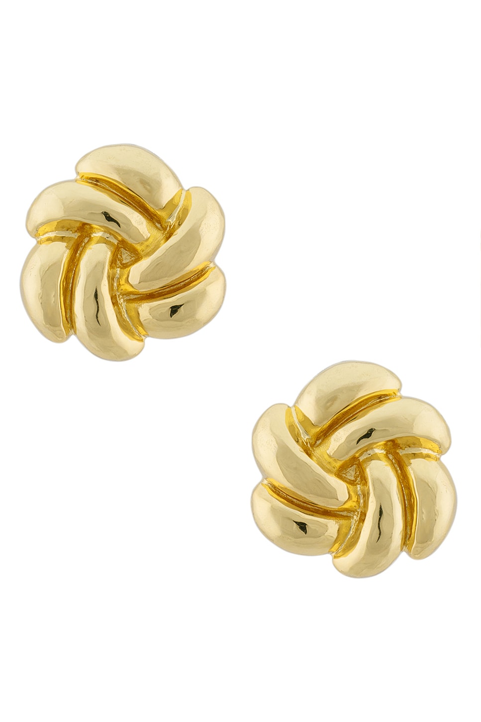 Universe Earrings in Metallic Gold