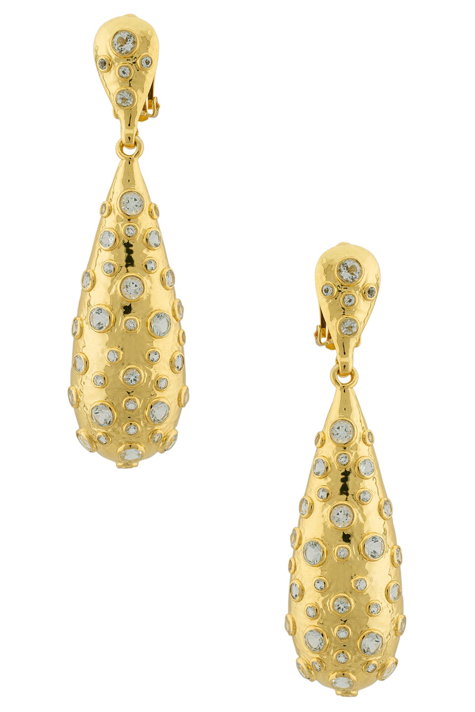 Shine Earrings in Metallic Gold