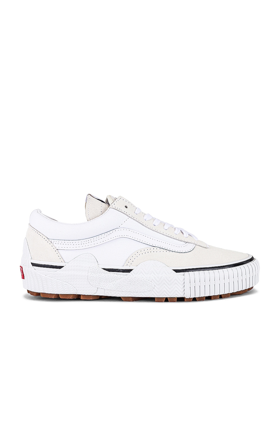 Image 1 of Vans Vault Cap Mash Sneaker in White & White