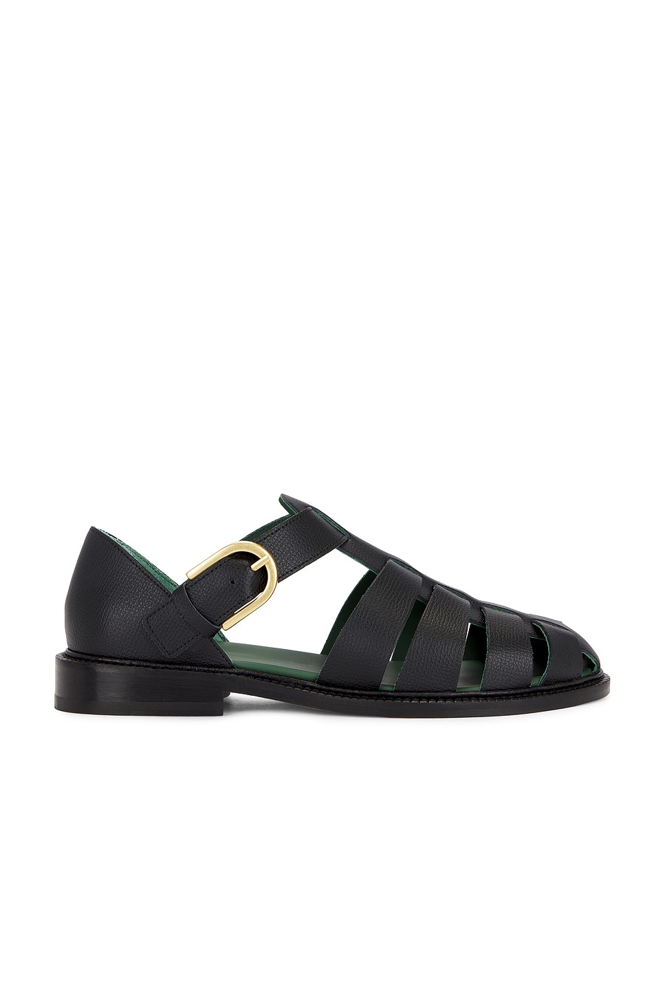 Fisherman Sandal in Black