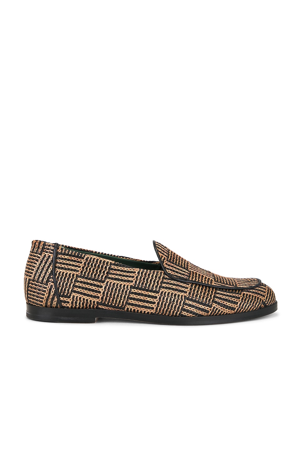 Image 1 of Vinny's Belgee Loafer in Raffia Brown
