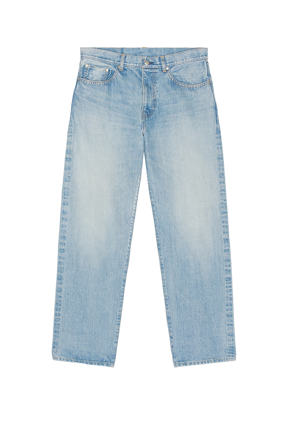 Image 1 of vowels Baggy Fit Denim Pant in Bleached Capsule