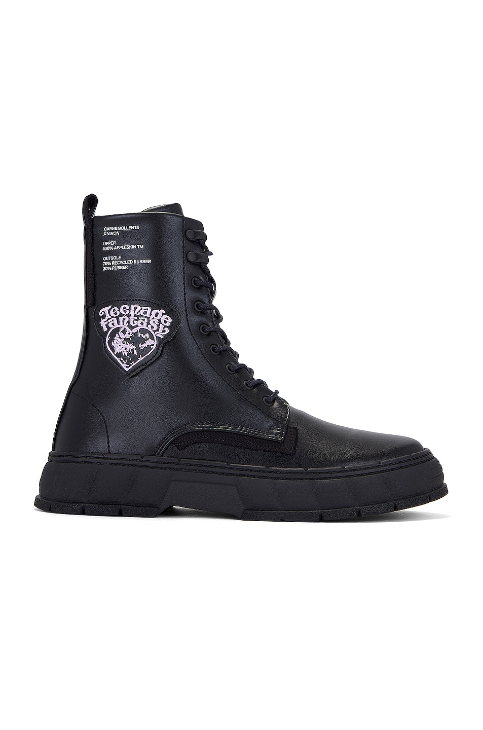 Image 1 of Viron Boot in Black & Pink