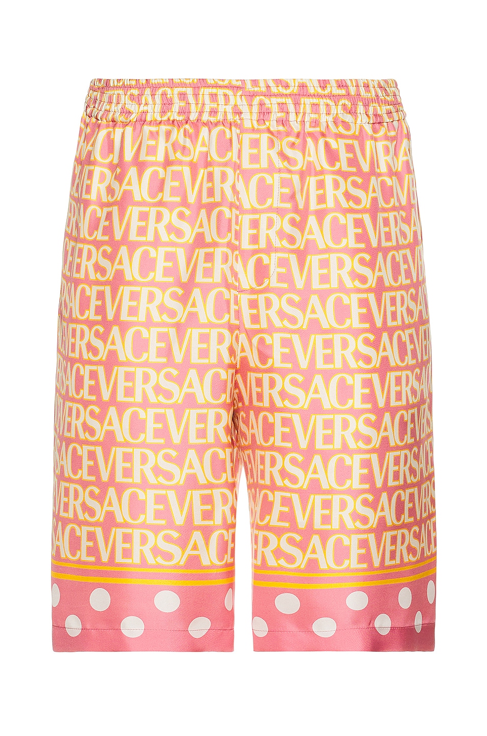 Image 1 of VERSACE Shorts in Pink & Ivory