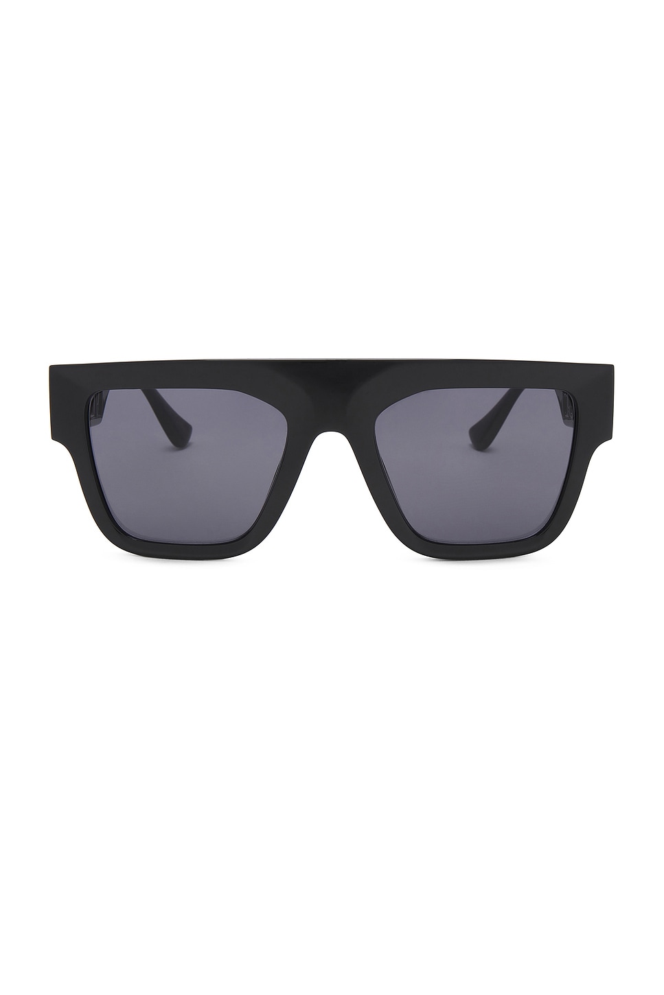 Shop Versace Rectangle Sunglasses In Black