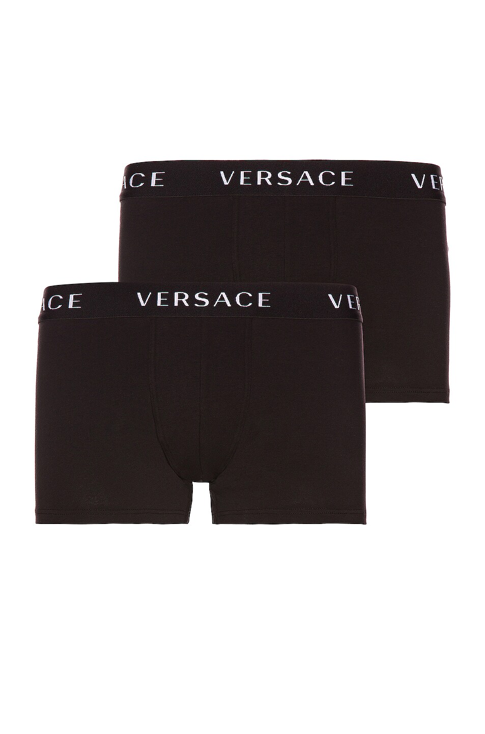 VERSACE Jersey Cotton Brief in Nero | FWRD