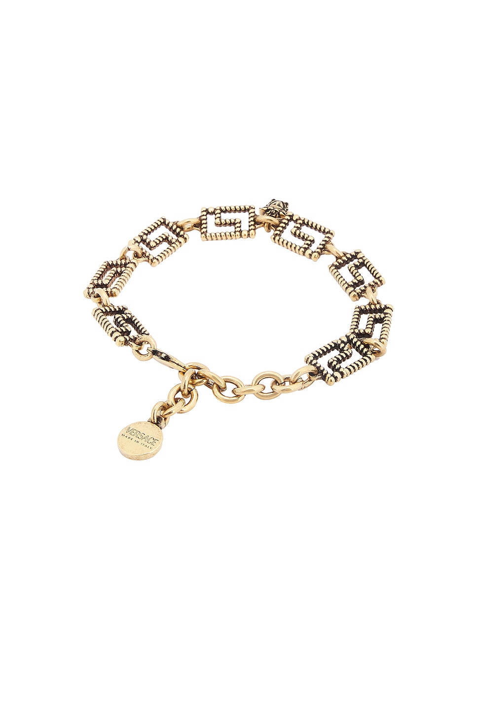 Shop Versace Bracelet In Oro Vintage