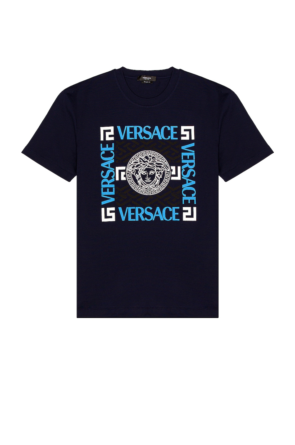 Image 1 of VERSACE Signature T-Shirt in Navy