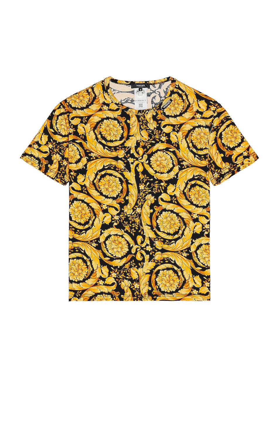 Image 1 of VERSACE T-Shirt in Gold & Black