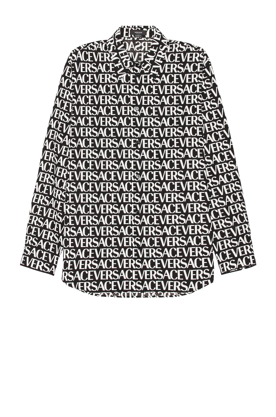 Image 1 of VERSACE Allover Shirt in Black & White