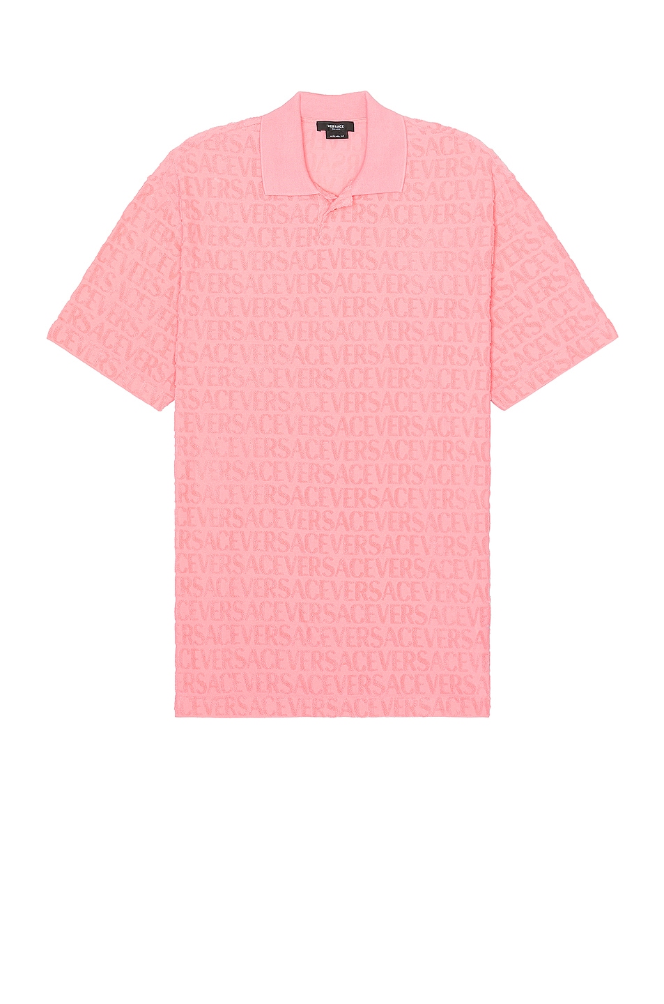 Image 1 of VERSACE Polo in Pastel Pink