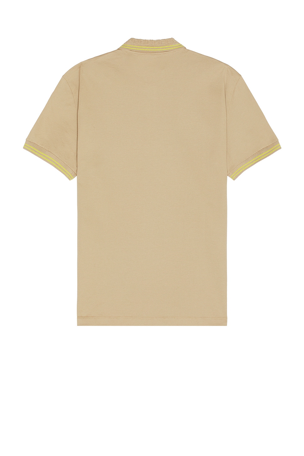 Shop Versace Medusa Short Sleeve Polo Shirt In Sand