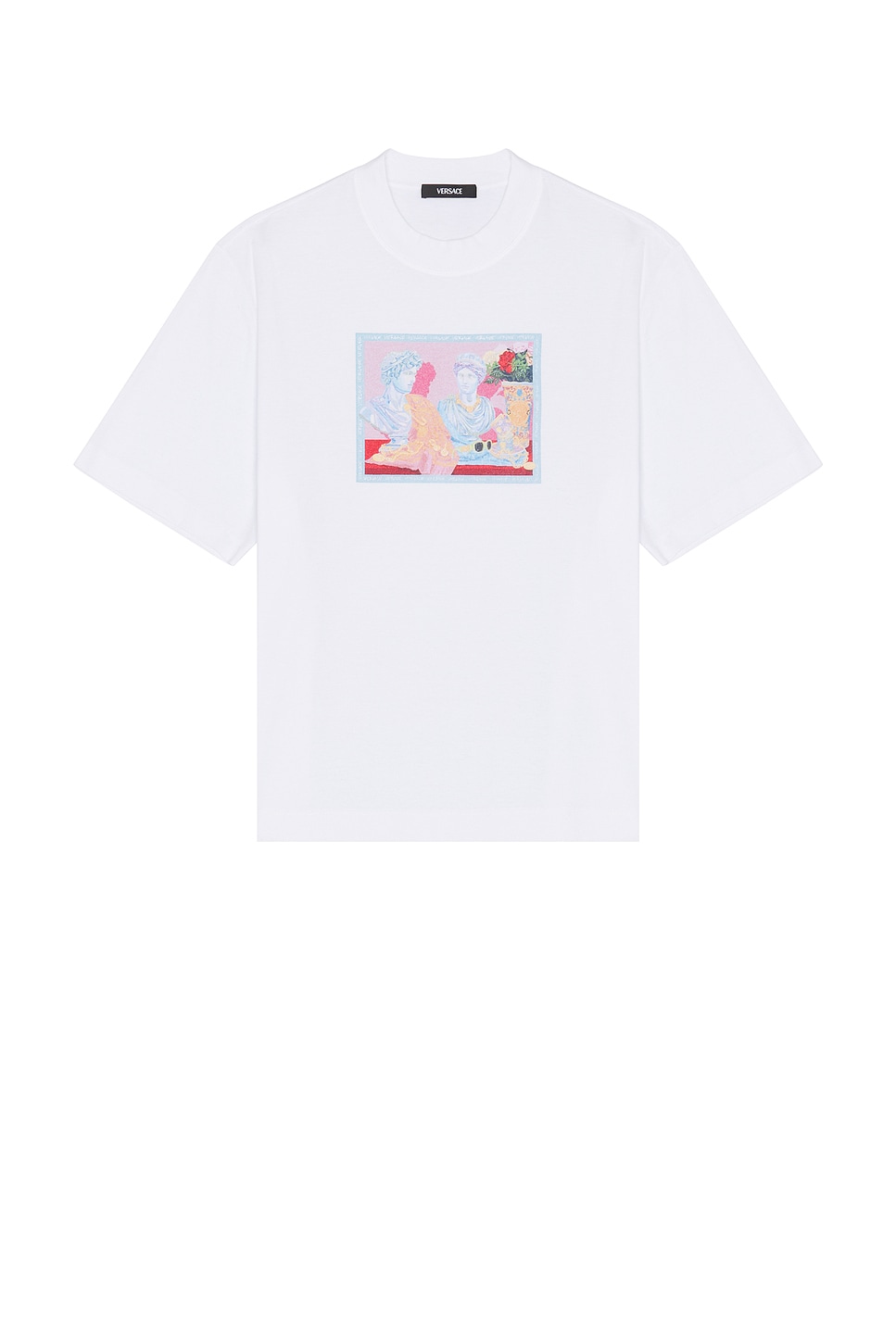 Image 1 of VERSACE Gallery Print Tee in White