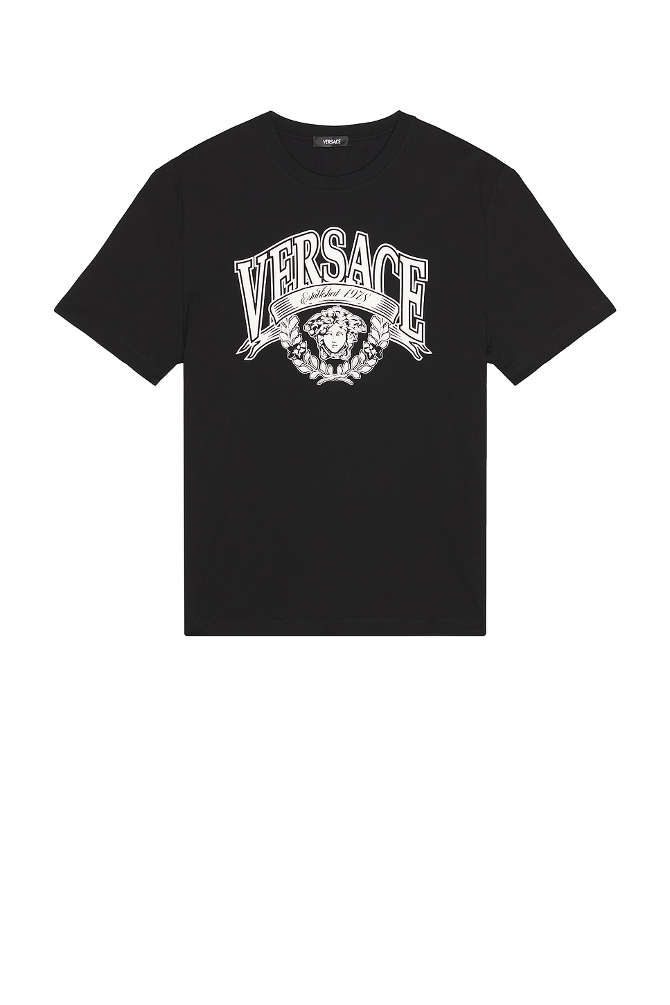 Image 1 of VERSACE Medusa Crest T-Shirt in Black
