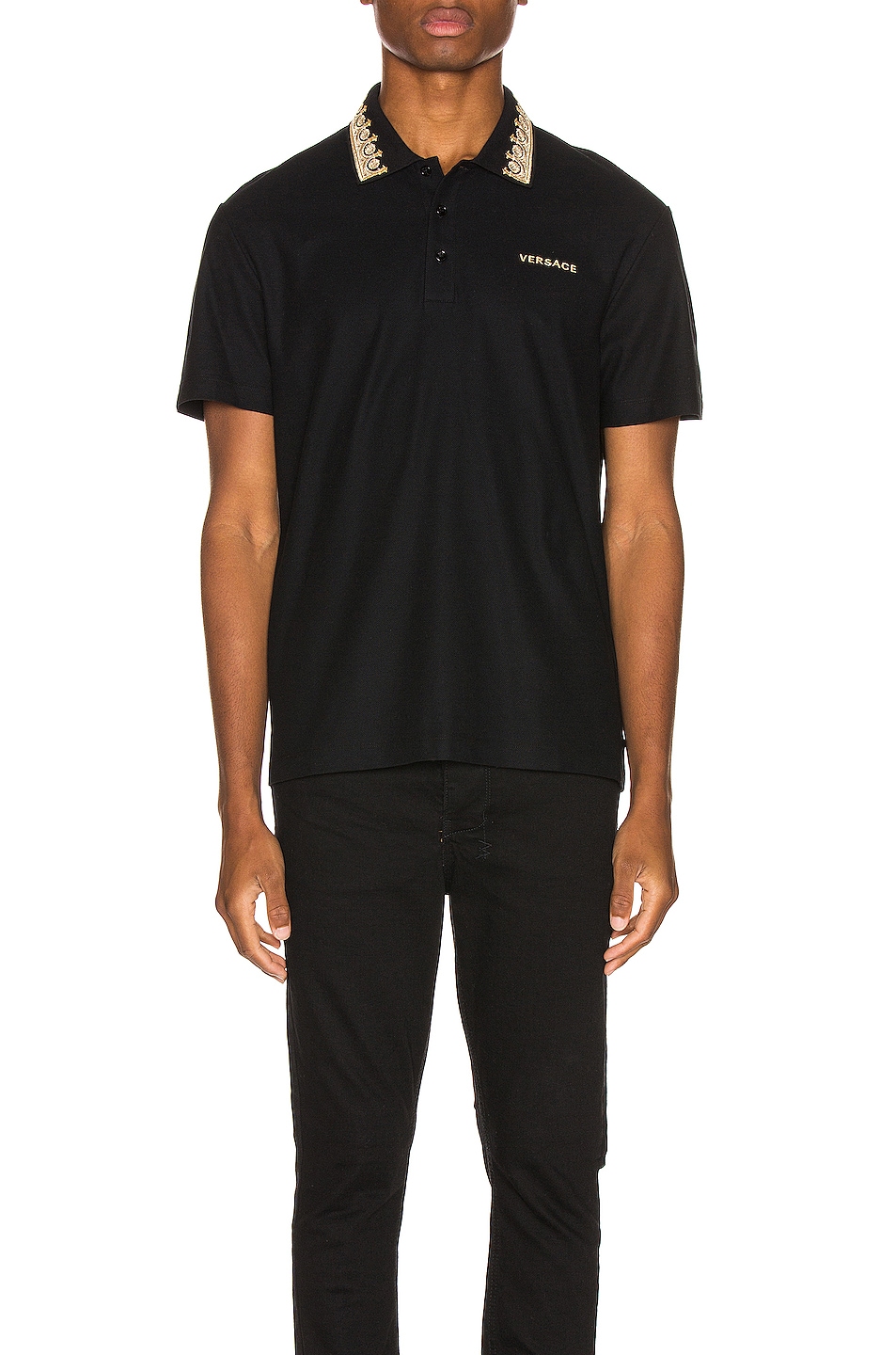 Image 1 of VERSACE Polo in Black