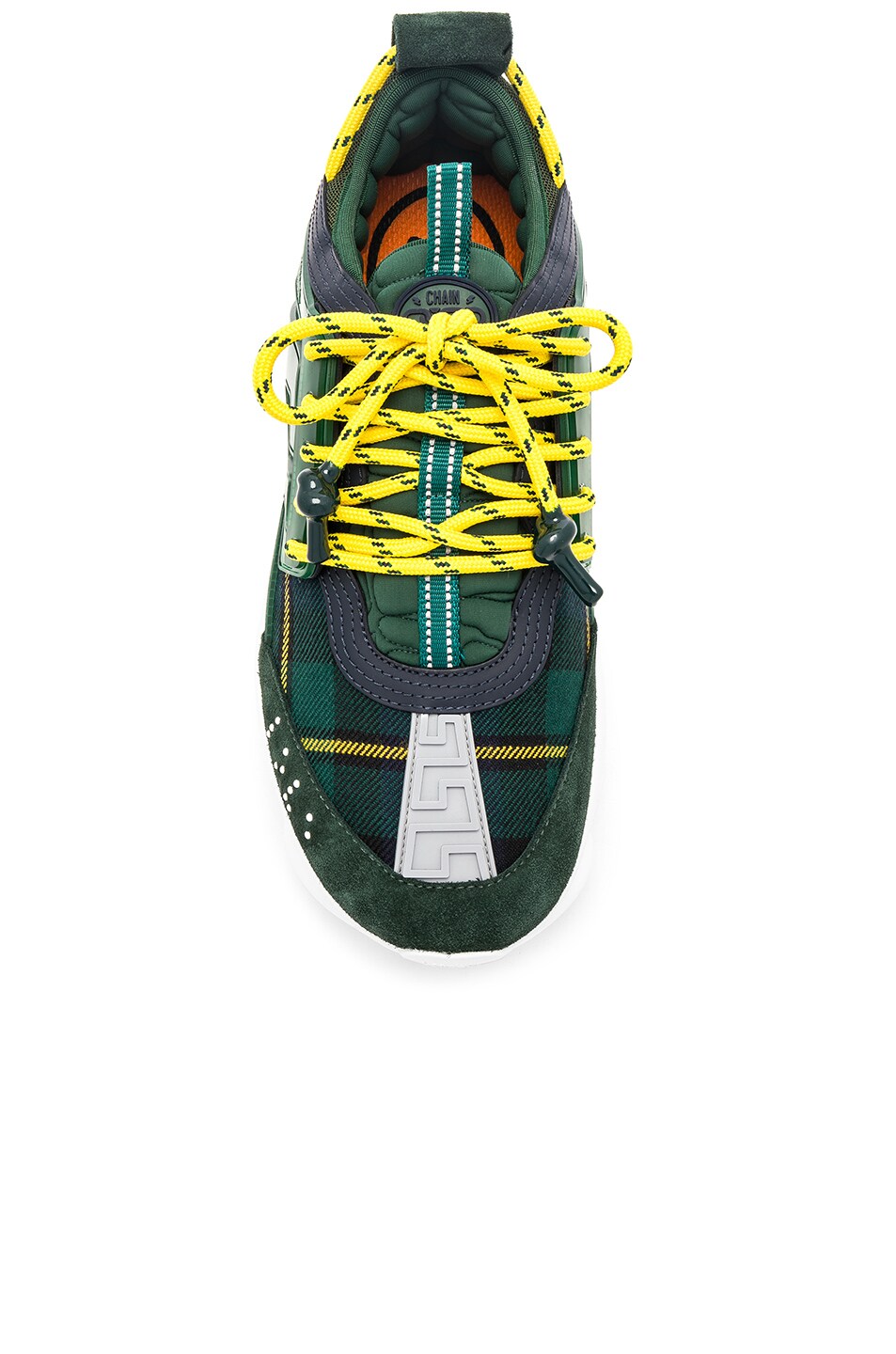 plaid versace sneakers