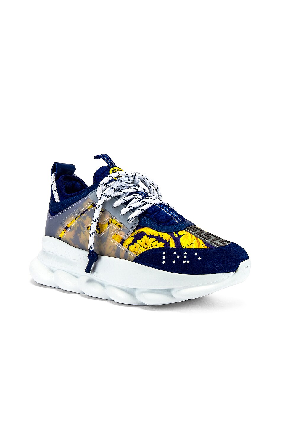 Image 1 of VERSACE Chain Reaction Sneaker in Blue