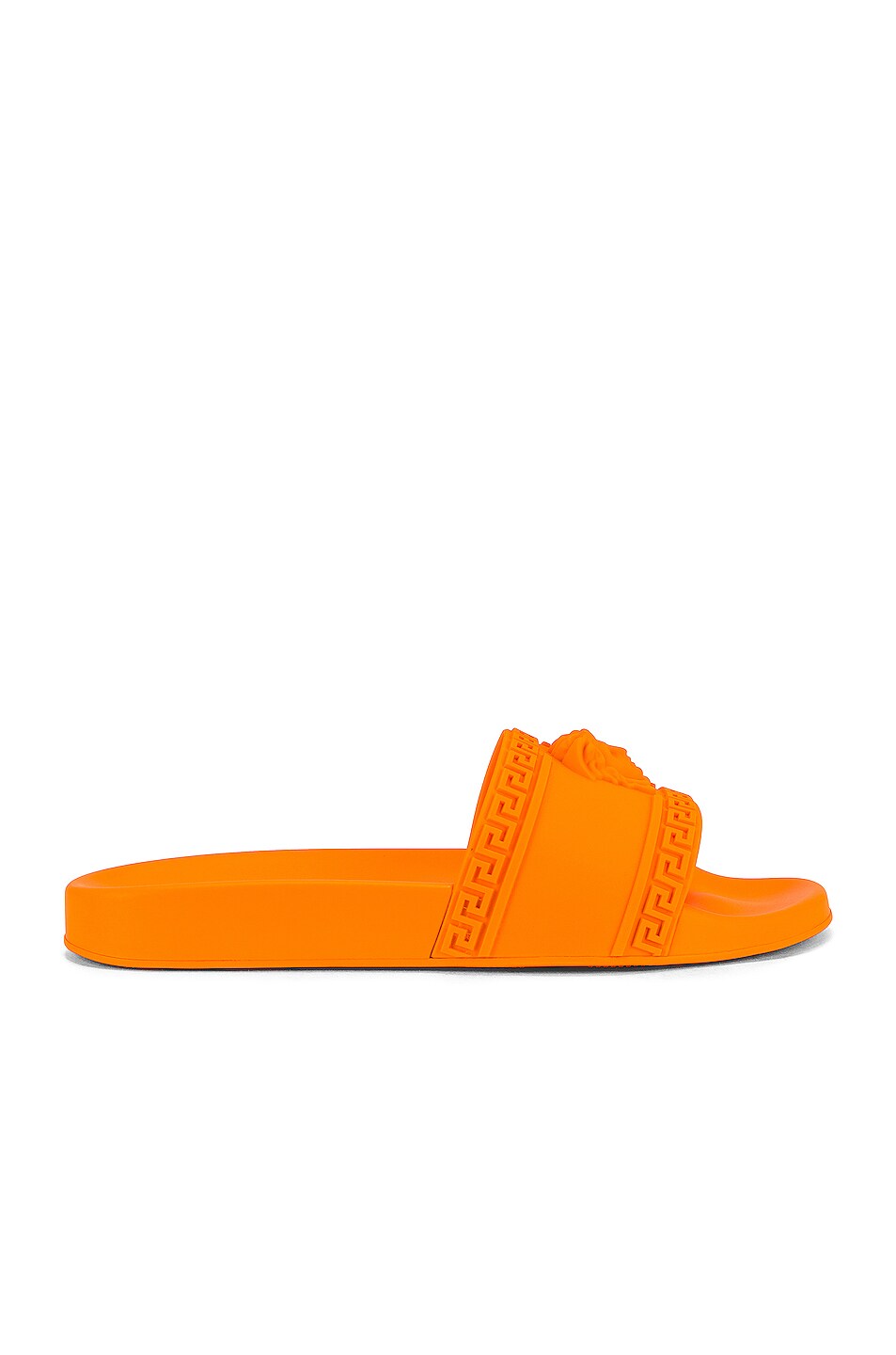 Image 1 of VERSACE Slide Sandal in Tangerine