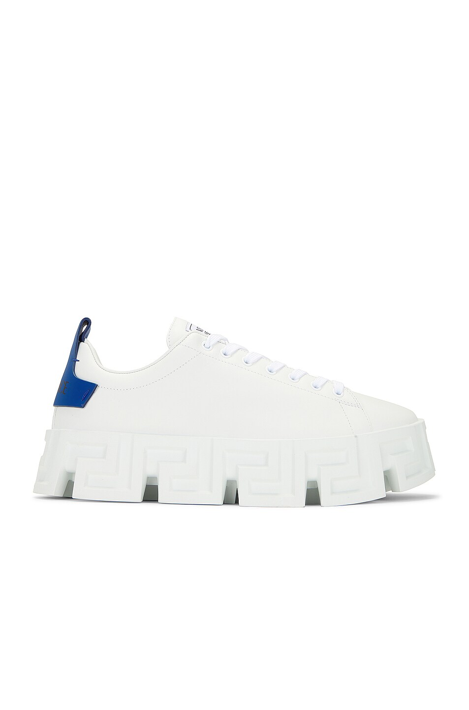 Image 1 of VERSACE Sneaker in White & Sapphire